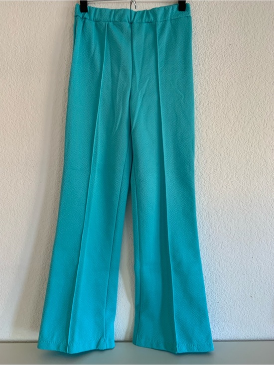 Pants - Women’s Teal Wide-Leg Pants